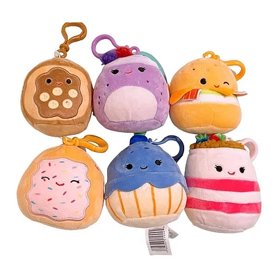 Squishmallows Kellytoy Breakfast 3.5 Inches Plush Clip Assorted (Random Pick)