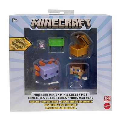 Mattel Minecraft Mob Head Minis Assorted (Random Pick)
