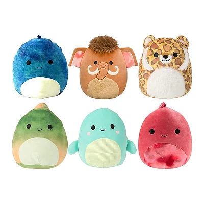 Squishmallows Kellytoy Prehistoric Dinosaur 5 Inches Assorted Mini Plush Doll Mammoth Sabre (Random Pick)