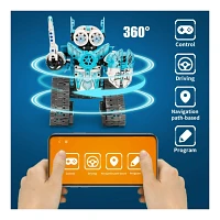 Block Building Kit 3-in-1 Stunt Car with Remote Control R/C 398 Pieces