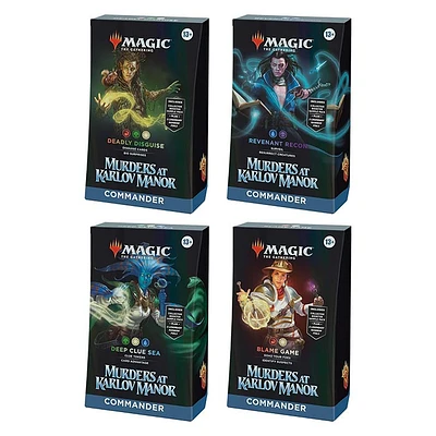Magic The Gathering Murders At Karlov Manor Commander Deck Assorted (Random Pick)