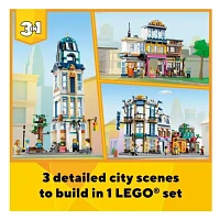 LEGO Creator 3 in 1 Main Street Building Toy Set