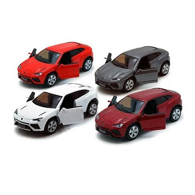 Diecast Car Lamborghini 1:38 Pullback Urus Race Track Toys Single Assorted (Random Pick)