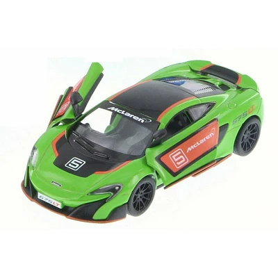 Diecast Car McLaren 675LT Pullback 1:36 Scale With Printing Race Track Toys Single Assorted (Random Pick)