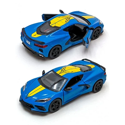 Diecast Car Chevrolet Corvette Pullback 1:36 With Printing Single Assorted (Random Pick)