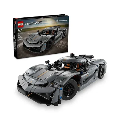 LegoTechnic Koenigsegg Jesko Absolut Grey Hypercar – 801 Pieces
