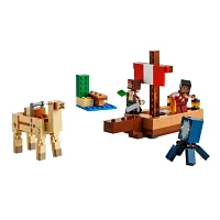 LEGO MineCraft The Pirate Ship Voyage Toy Boat 166 Pieces
