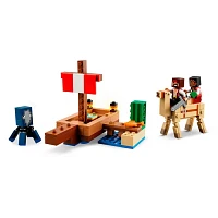 LEGO MineCraft The Pirate Ship Voyage Toy Boat 166 Pieces