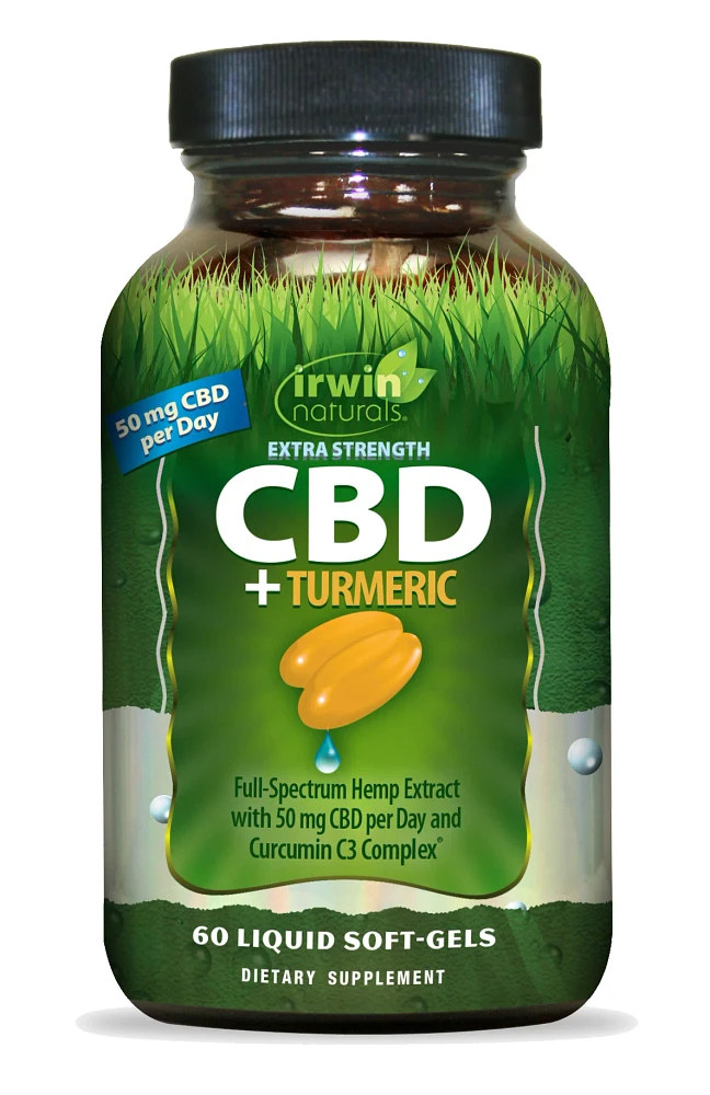 CBD + Turemric Extra Strength (60 Softgels)