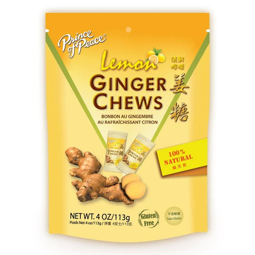 Ginger Candy (Chews) With Lemon