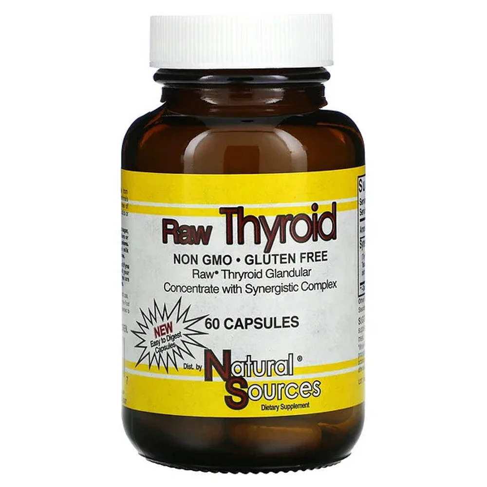 Raw Thyroid (60 Caps)