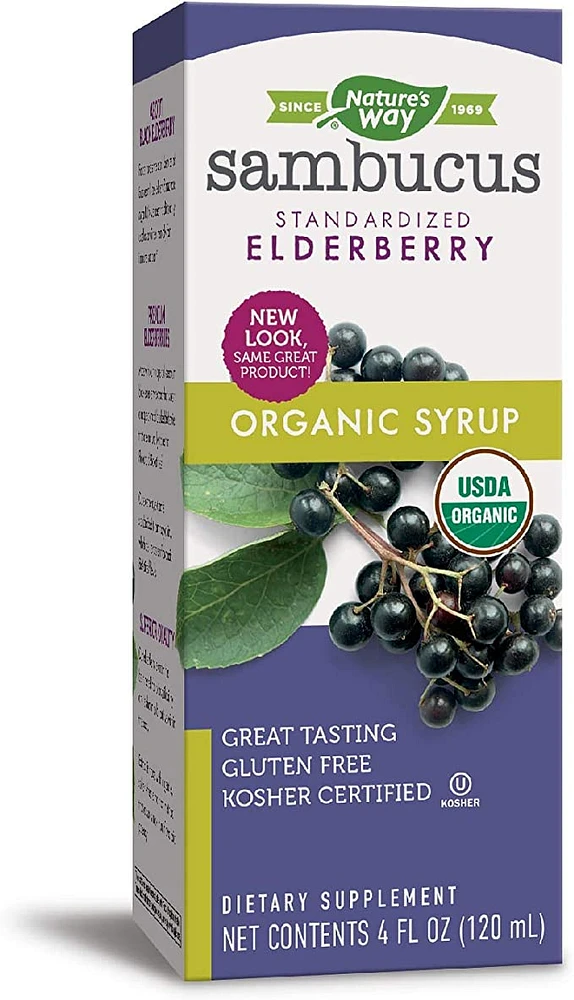 Organic Sambucus Syrup (4 oz.)