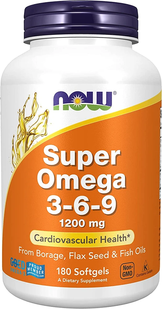 Super Omega 3-6-9 1,200mg (180 Softgels)