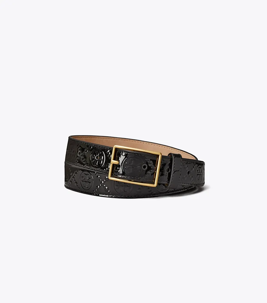 1" T Monogram Patent Belt