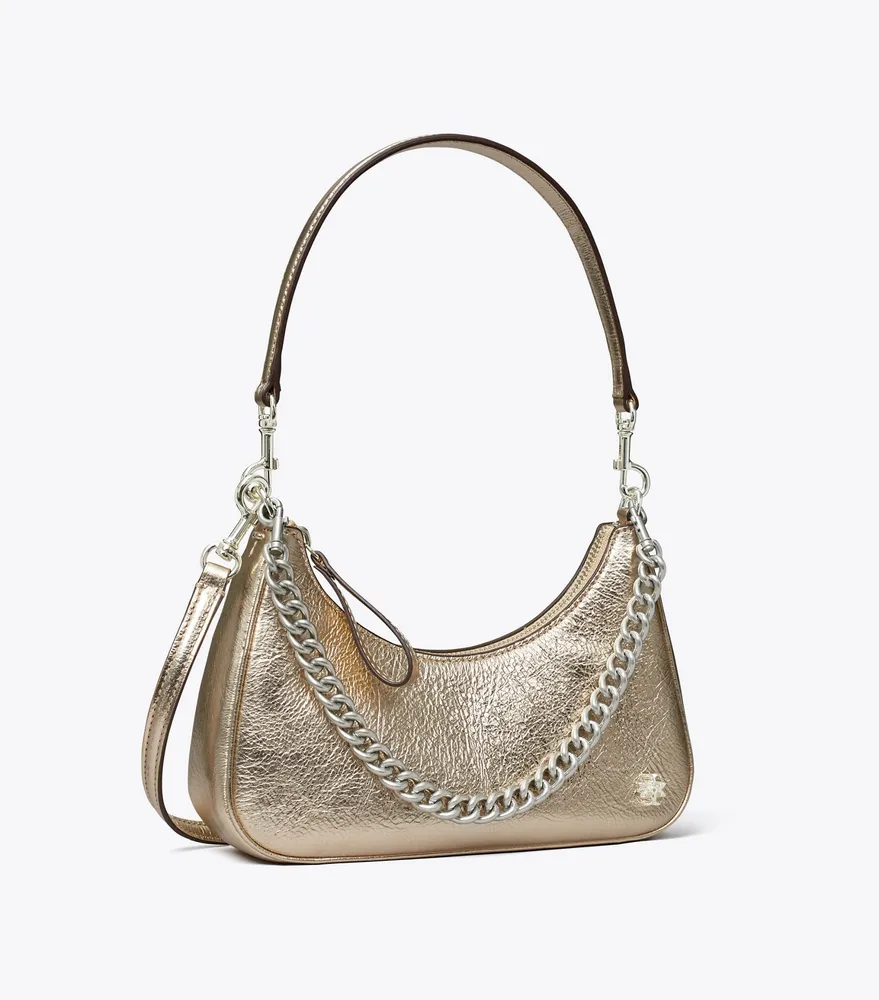 151 Mercer Metallic Small Crescent Bag
