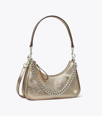151 Mercer Metallic Small Crescent Bag