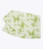 Butterfly Batik Round Tablecloth, 132"