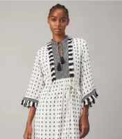 Caftan with Sweater Tassels