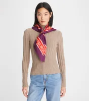 Ceci N'est Pas Un Foulard Double-Sided Silk Square Scarf 