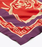 Ceci N'est Pas Un Foulard Double-Sided Silk Square Scarf 