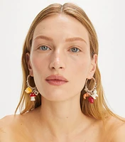 Charm Hoop Earring