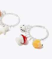 Charm Hoop Earring