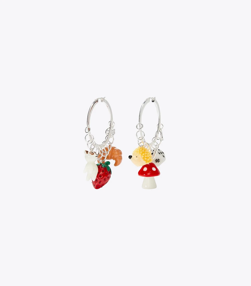 Charm Hoop Earring