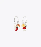 Charm Hoop Earring