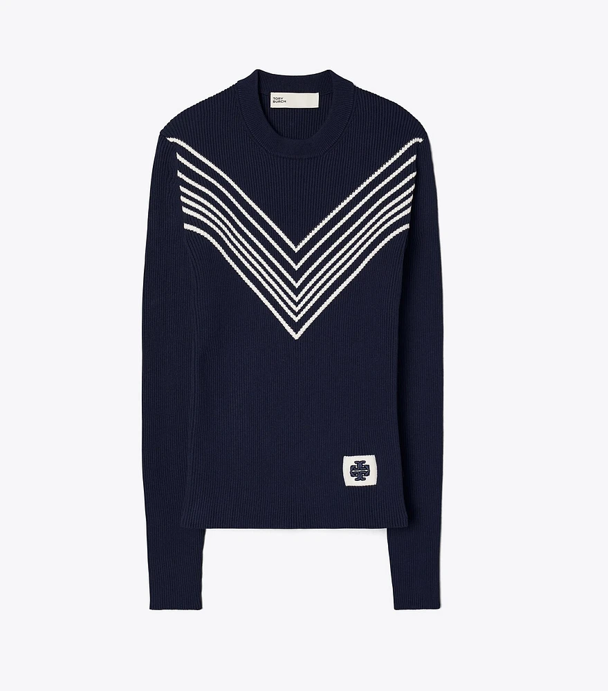 Chevron Viscose Sweater