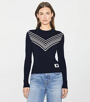 Chevron Viscose Sweater