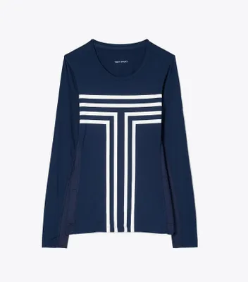 Cooling Performance Graphic-T Long-Sleeve Top