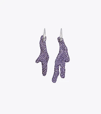 Coral Drop Earrings