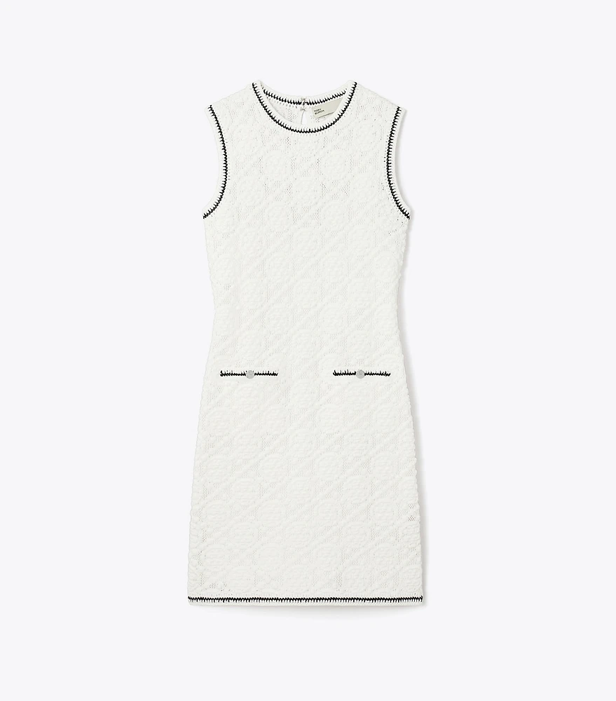 Cotton Pointelle Knitted Tank Dress