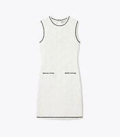Cotton Pointelle Knitted Tank Dress