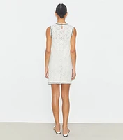 Cotton Pointelle Knitted Tank Dress