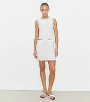 Cotton Pointelle Knitted Tank Dress