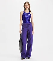 Cotton Wide Leg Pants