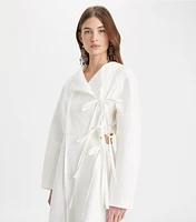 Cotton Wrap Dress
