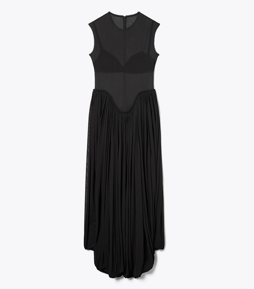 Draped Jersey Dress