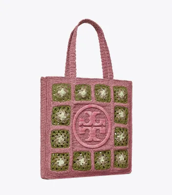 Ella Floral Crochet Tote