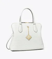 Embossed Swing Satchel