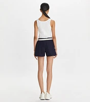 Embroidered Logo Nylon Short