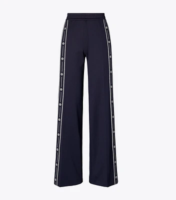 Embroidered Logo Nylon Track Pant