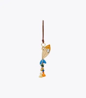 Fish Rattan Key Ring