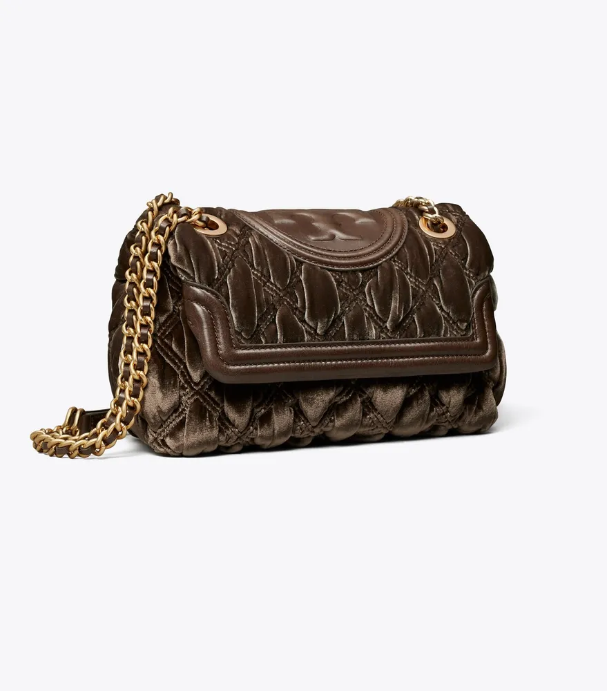 Fleming Soft Velvet Small Convertible Shoulder Bag