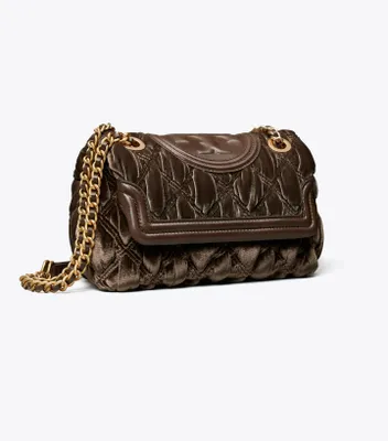 Fleming Soft Velvet Small Convertible Shoulder Bag