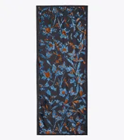 Floral Embellished Oblong Blanket Scarf