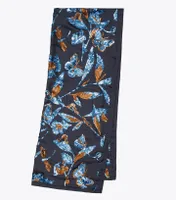 Floral Embellished Oblong Blanket Scarf