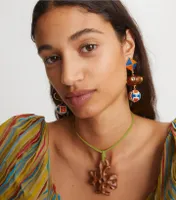Geo Double-Drop Earring