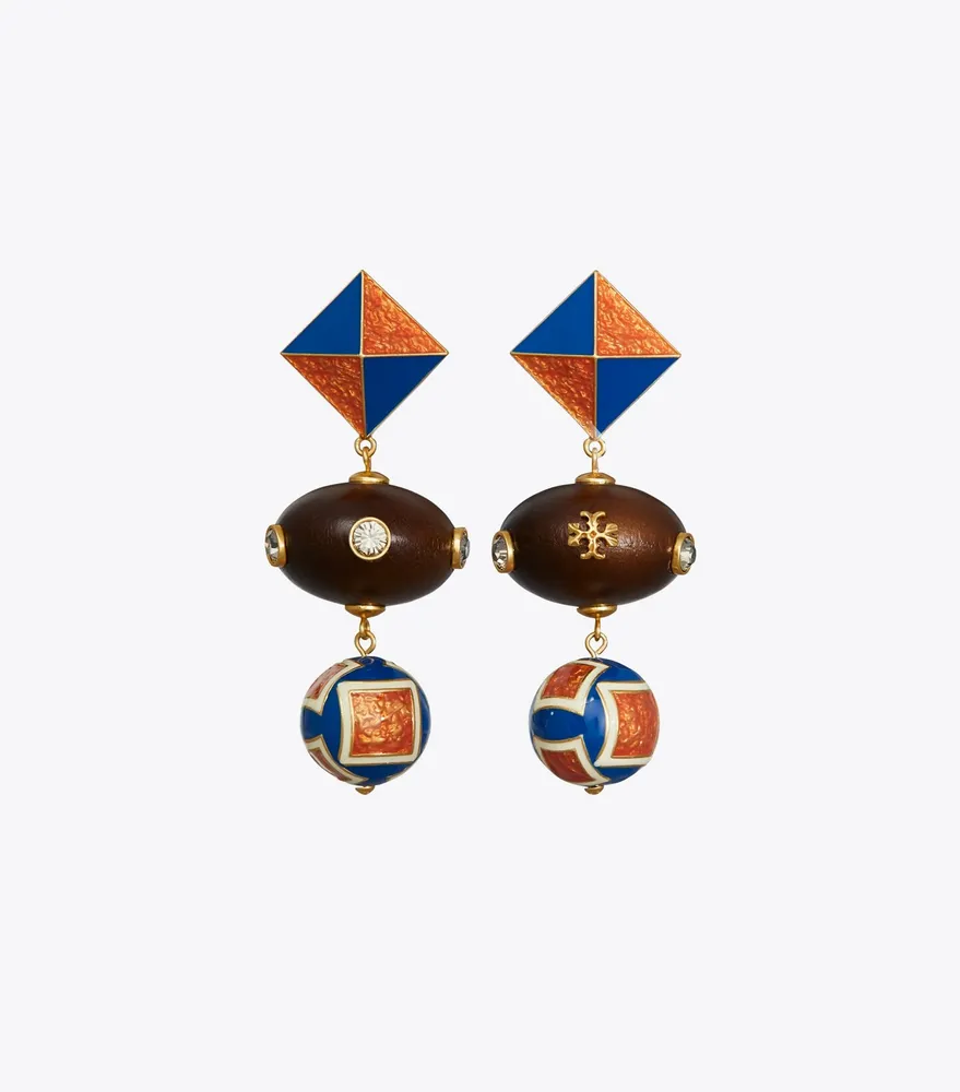 Geo Double-Drop Earring
